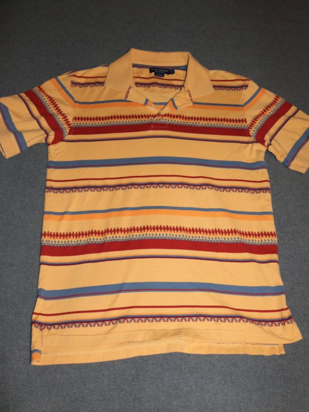 Daniel Cremieux Polo Shirt Mens Medium Southwest Stripes